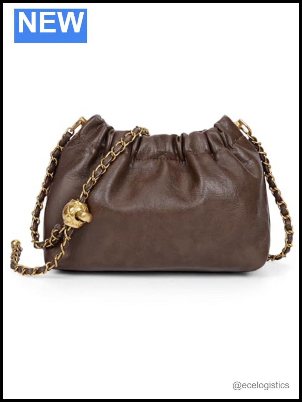 Genuine Leather Convertible Hobo Bag Shoulder Crossbody Purse